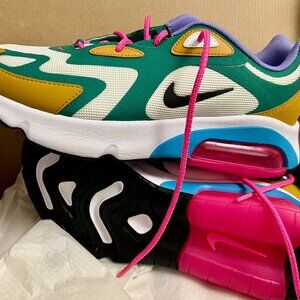 Nike Women's Air Max 200 Shoes White/Green